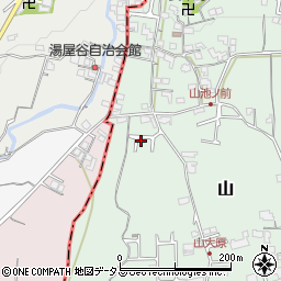 和歌山県岩出市山115周辺の地図