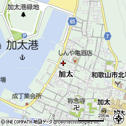 和歌山県和歌山市加太1463周辺の地図