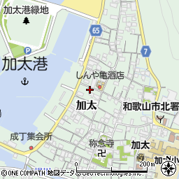 和歌山県和歌山市加太1451周辺の地図