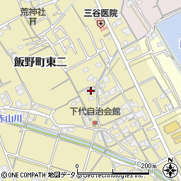 香川県丸亀市飯野町東二1356周辺の地図