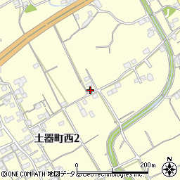 香川県丸亀市土器町西2丁目739周辺の地図