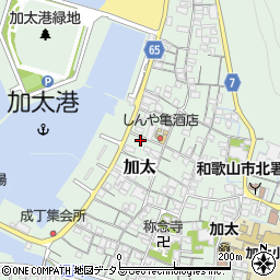 和歌山県和歌山市加太1452周辺の地図