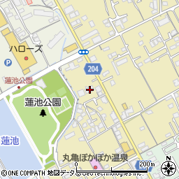 香川県丸亀市山北町445周辺の地図