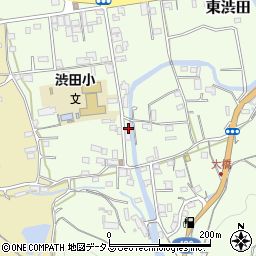 和歌山県伊都郡かつらぎ町東渋田173周辺の地図