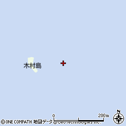 木村島周辺の地図