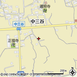 和歌山県紀の川市中三谷340周辺の地図