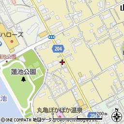 香川県丸亀市山北町446-5周辺の地図