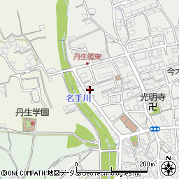和歌山県紀の川市名手市場1368周辺の地図
