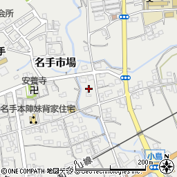和歌山県紀の川市名手市場600周辺の地図