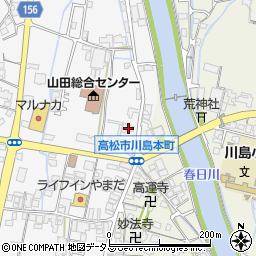 香川県高松市川島本町197周辺の地図