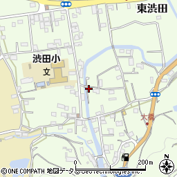 和歌山県伊都郡かつらぎ町東渋田229周辺の地図
