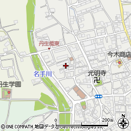 和歌山県紀の川市名手市場1362周辺の地図