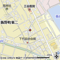 香川県丸亀市飯野町東二1358周辺の地図