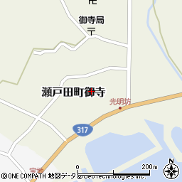 〒722-2401 広島県尾道市瀬戸田町御寺の地図