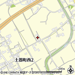 香川県丸亀市土器町西2丁目740周辺の地図