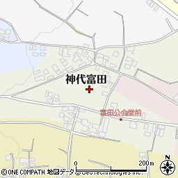 兵庫県南あわじ市神代富田周辺の地図