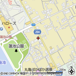 香川県丸亀市山北町445-9周辺の地図