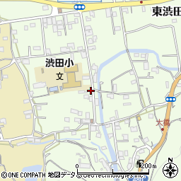 和歌山県伊都郡かつらぎ町東渋田172周辺の地図