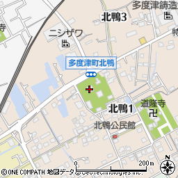 桑多山道隆寺周辺の地図