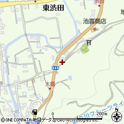 和歌山県伊都郡かつらぎ町東渋田268周辺の地図