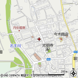 和歌山県紀の川市名手市場1356周辺の地図