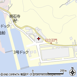 日立造船株式会社因島工場周辺の地図