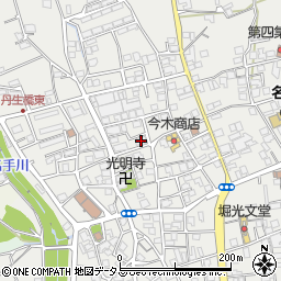 和歌山県紀の川市名手市場1300周辺の地図