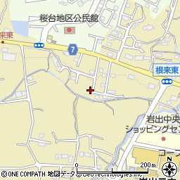 和歌山県岩出市根来163-11周辺の地図