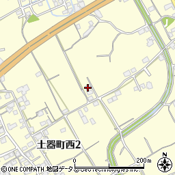 香川県丸亀市土器町西2丁目741周辺の地図