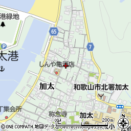 和歌山県和歌山市加太1485周辺の地図