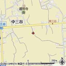 和歌山県紀の川市中三谷343周辺の地図