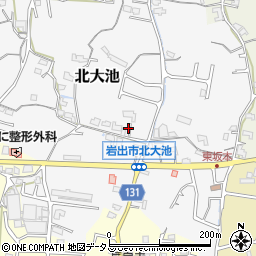 和歌山県岩出市北大池144周辺の地図