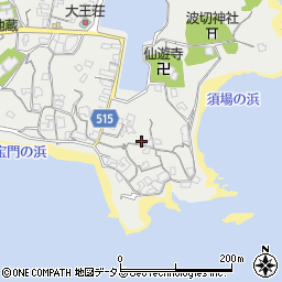 三重県志摩市大王町波切80周辺の地図