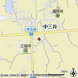 和歌山県紀の川市中三谷219周辺の地図