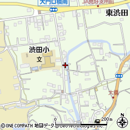 和歌山県伊都郡かつらぎ町東渋田107周辺の地図