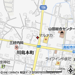 香川県高松市川島本町400周辺の地図