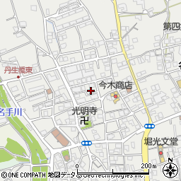 和歌山県紀の川市名手市場1296-22周辺の地図