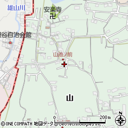 和歌山県岩出市山124-6周辺の地図