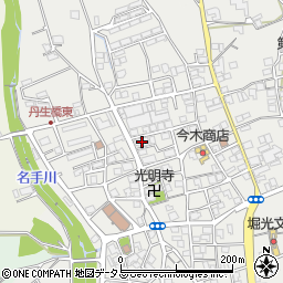 和歌山県紀の川市名手市場1306周辺の地図
