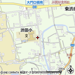 和歌山県伊都郡かつらぎ町東渋田152周辺の地図