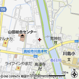 香川県高松市川島本町199-1周辺の地図
