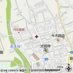 和歌山県紀の川市名手市場1354周辺の地図