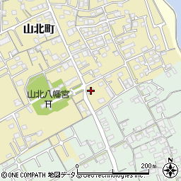 香川県丸亀市山北町575-3周辺の地図