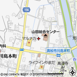 香川県高松市川島本町214-3周辺の地図