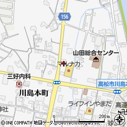 香川県高松市川島本町182周辺の地図