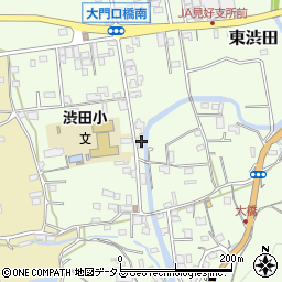 和歌山県伊都郡かつらぎ町東渋田108周辺の地図