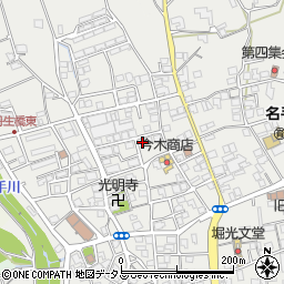和歌山県紀の川市名手市場1296-19周辺の地図