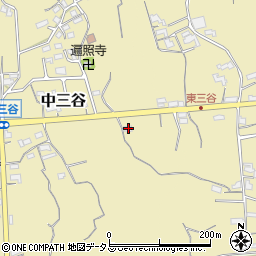 和歌山県紀の川市中三谷354周辺の地図