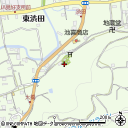 蟻通神社周辺の地図