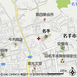 和歌山県紀の川市名手市場728周辺の地図